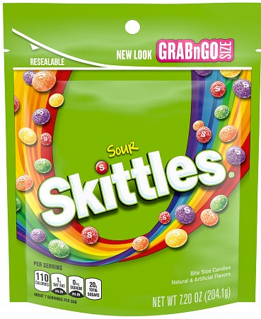 SKITTLES SOUR POUCH -7.2OZ Candy Convenience and Grocery Wholesale Distributor in Montreal Quebec