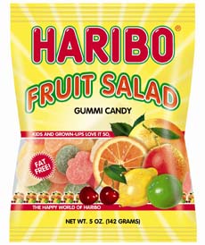 HARIBO 5OZ FRUIT SALAD Candy Convenience and Grocery Wholesale Distributor in Montreal Quebec