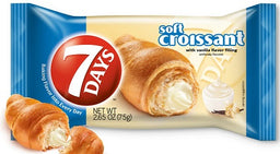 7 DAYS CROISSANTS VANILLA Convenience and Grocery Snacks Wholesale Distributor in Montreal Quebec