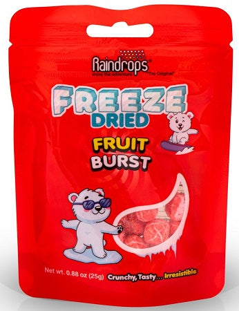 RAINDROPS FREEZE DRIED FRUIT BURST Novelty Candy Convenience and Grocery Wholesale Distributor in Montreal Quebec
