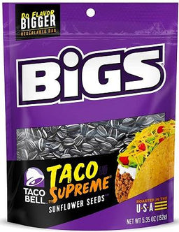 BIGS SEEDS TACO BELL Convenience and Grocery Snacks Wholesale Distributor in Montreal Quebec
