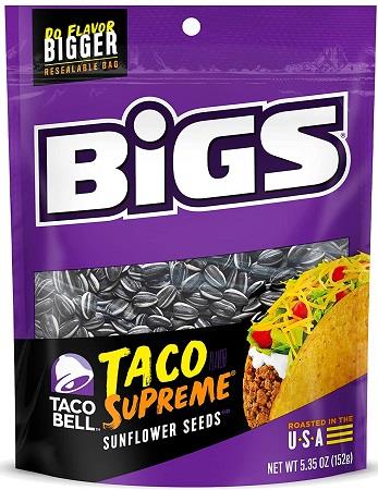 BIGS SEEDS TACO BELL Convenience and Grocery Snacks Wholesale Distributor in Montreal Quebec
