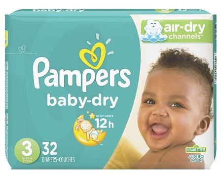 PAMPERS BABY DRY #3 16-28LB Baby Products Canadian Wholesale Distributor in Montreal Quebec