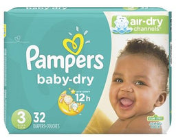 PAMPERS BABY DRY #3 16-28LB Baby Products Canadian Wholesale Distributor in Montreal Quebec