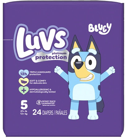 LUVS DIAPERS #5 PLATINUM 24CT Baby Products Canadian Wholesale Distributor in Montreal Quebec