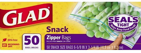 GLAD ZIPPER  SNACK BAGS Household Products Wholesale Distributor in Montreal Quebec