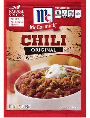 MCCORMICK CHILI SEASONING Grocery Store Wholesale Distributor in Montreal Quebec