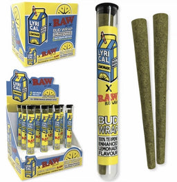 RAW LYRICAL LEMONADE BUD WRAP 2PK Smoker Accessories Wholesale Distributor in Montreal Quebec