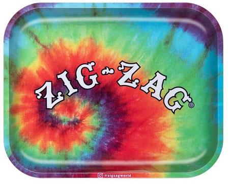 ZIG ZAG (LG.ROLLING TRAY) TIE DYE Smoker Accessories Wholesale Distributor in Montreal Quebec