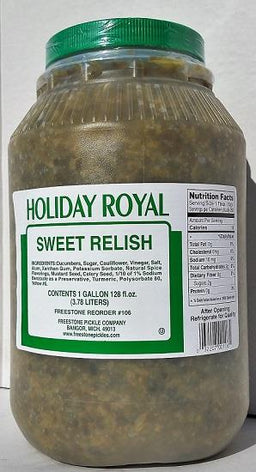 FREE.ST. SWEET RELISH 1GAL Pickles Wholesale Distributor prices in Montreal Quebec