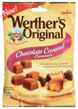 WERTHERS ORIG CHOC.COVERED 2.22OZ PEG Candy Convenience and Grocery Wholesale Distributor in Montreal Quebec
