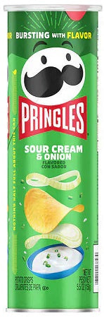PRINGLES LG. SOUR CREAM ONION Convenience and Grocery Snacks Wholesale Distributor in Montreal Quebec