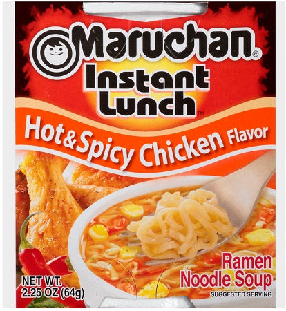 MARUCHAN -CUP HOT&SPICY CHICKEN Ramen Noodles Wholesale Distributor in Montreal Quebec