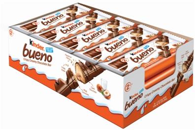 KINDER BUENO CHOCOLATE BAR Chocolate Convenience and Grocery Wholesale Distributor in Montreal Quebec
