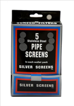 PIPE SCREENS SILVER -5PK Smoker Accessories Wholesale Distributor in Montreal Quebec