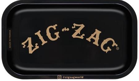 ZIG ZAG (SM.ROLLING TRAY) BLACK Smoker Accessories Wholesale Distributor in Montreal Quebec