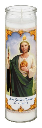 CANDLE RELIG. ST.JUDE-WHITE Household Products Wholesale Distributor in Montreal Quebec