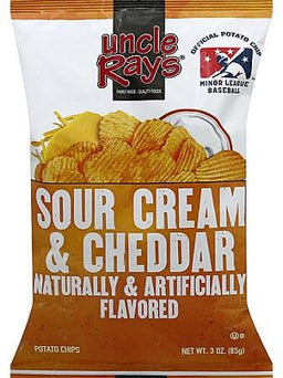 UNCLE RAY'S 3OZ SOUR CREAM & CHEDDAR Convenience and Grocery Snacks Wholesale Distributor in Montreal Quebec