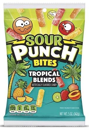 SOUR PUNCH -PEG BITES TROPICAL Candy Convenience and Grocery Wholesale Distributor in Montreal Quebec