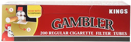 GAMBLER TUBES REGULAR 200CT Smoker Accessories Wholesale Distributor in Montreal Quebec