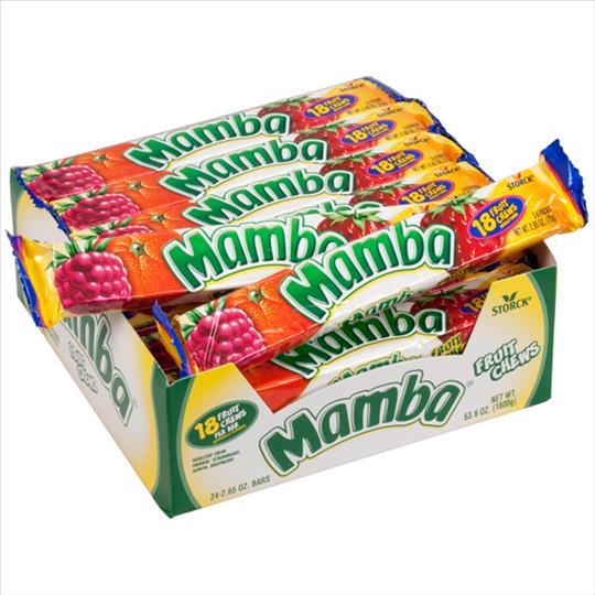 MAMBA FRUIT CHEWS Candy Convenience and Grocery Wholesale Distributor in Montreal Quebec