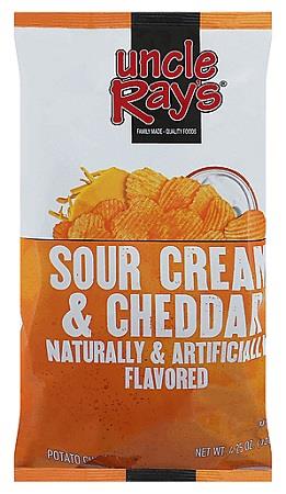 UNCLE RAY'S 4.25OZ SOUR CREAM & CHEDDAR Convenience and Grocery Snacks Wholesale Distributor in Montreal Quebec