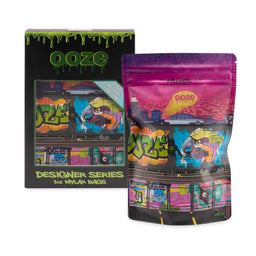 OOZE 1OZ SMELL PROOF MYLAR BAGS 10CT Smoker Accessories Wholesale Distributor in Montreal Quebec