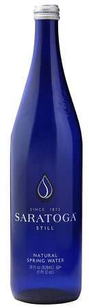 BOT WATER- SARATOGA-28OZ GLASS (STILL) Beverage Soda and Juice  Wholesale Distributor in Montreal Quebec