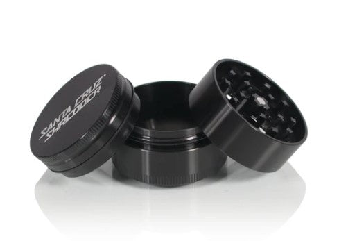 SANTA CRUZ 3PC GRINDER MED -BLACK Smoker Accessories Wholesale Distributor in Montreal Quebec