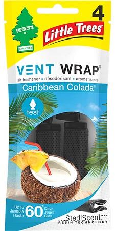 CAR FRESH VENT WRAP CARIBBEAN COLADA Convenience and Grocery Canadian Wholesale Distributor in Montreal Quebec