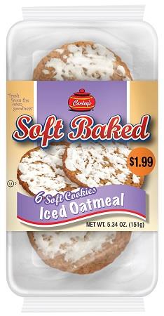 CARLEY'S 1.99 SOFT ICED OATMEAL Convenience and Grocery Snacks Wholesale Distributor in Montreal Quebec