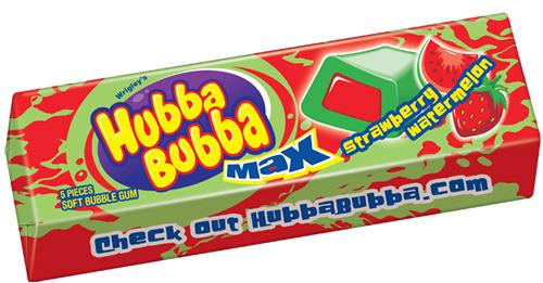 HUBBA BUBBA STRAW-WATER Chewing Gum Convenience and Grocery Wholesale Distributor in Montreal Quebec