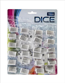 DICE- SMALL WHITE -BOARD-10MM Wholesale Distributor in Montreal Quebec