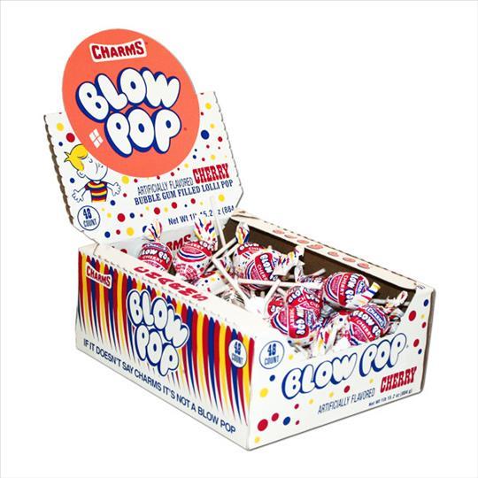 CHARMS B POP CHERRY .25 Candy Convenience and Grocery Wholesale Distributor in Montreal Quebec