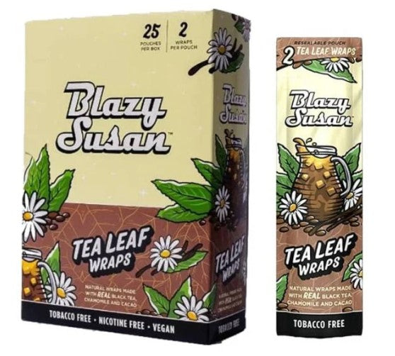 BLAZY SUSAN TEA LEAF WRAP ORIGINAL Smoker Accessories Wholesale Distributor in Montreal Quebec