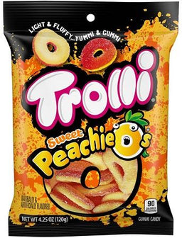 TROLLI PEACHIE-O'S 4.25OZ BAG Candy Convenience and Grocery Wholesale Distributor in Montreal Quebec