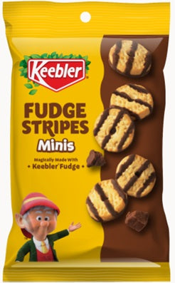 KEEBLER FUDGE STRIPES MINI 3OZ Convenience and Grocery Store Supplies Wholesale Distributor in Montreal Quebec