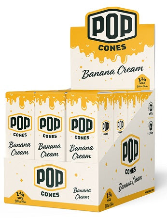 POP CONES ULT.THIN 1 1/4 BANANA CREAM Smoker Accessories Wholesale Distributor in Montreal Quebec
