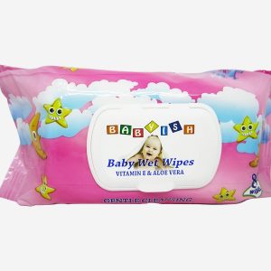 BABY WIPES 80CT PINK -BABYISH Baby Products Canadian Wholesale Distributor in Montreal Quebec