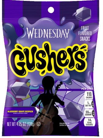 GUSHERS WEDNESDAY ADDAMS PEG 4.25OZ Convenience and Grocery Snacks Wholesale Distributor in Montreal Quebec