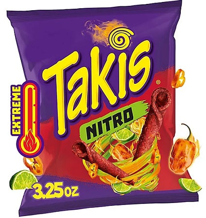 Takis Nitro 3.25 oz box, case of 20 units