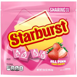 Starburst All Pink Pouch 15.6 oz candy package