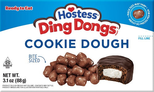 HOSTESS DING DONG COOKIE DOUGH BOX 3.1OZ Convenience and Grocery Store Supplies Wholesale Distributor in Montreal Quebec