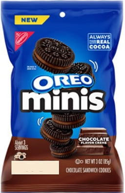 NAB BIG BAG OREO MINI CHOC CREME Convenience and Grocery Snacks Wholesale Distributor in Montreal Quebec