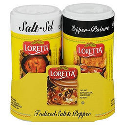 LORETTA SALT & PEPPER SHAKERS Grocery Store Wholesale Distributor in Montreal Quebec
