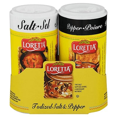 LORETTA SALT & PEPPER SHAKERS Grocery Store Wholesale Distributor in Montreal Quebec