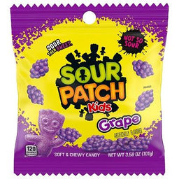 SOUR PATCH 3.58OZ PEG GRAPE Candy Convenience and Grocery Wholesale Distributor in Montreal Quebec