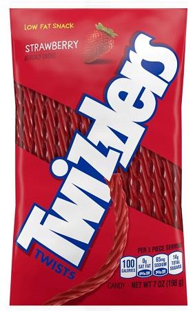 TWIZZLERS STRAW PEG BAG 7OZ Candy Convenience and Grocery Wholesale Distributor in Montreal Quebec