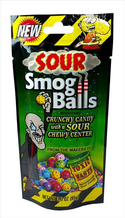 TOXIC WASTE SMOG BALLS Novelty Candy Convenience and Grocery Wholesale Distributor in Montreal Quebec