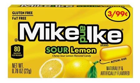 MIKE&IKE 3/.99 SOUR LEMON Candy Convenience and Grocery Wholesale Distributor in Montreal Quebec
